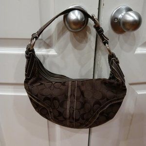 COACH EUC Chocolate Brown Hobo
